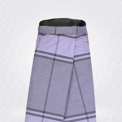 Black and White Grey Checked Cotton Lungi